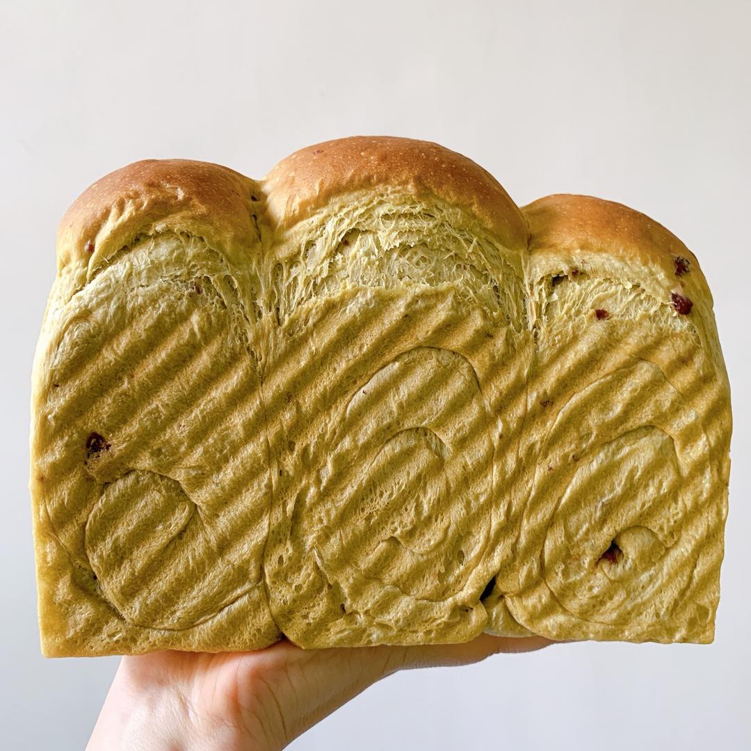 抹茶蔓越莓吐司