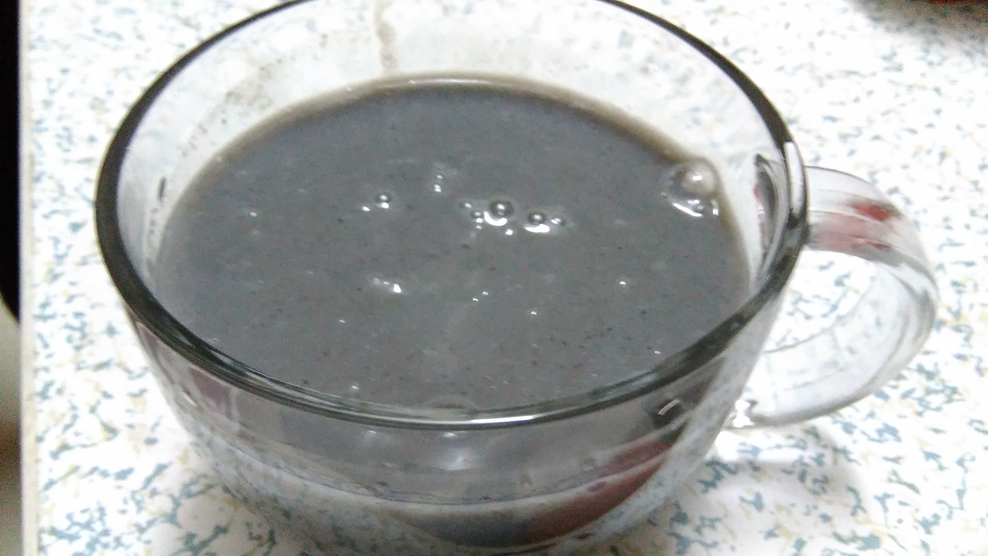 芝麻黑豆浆