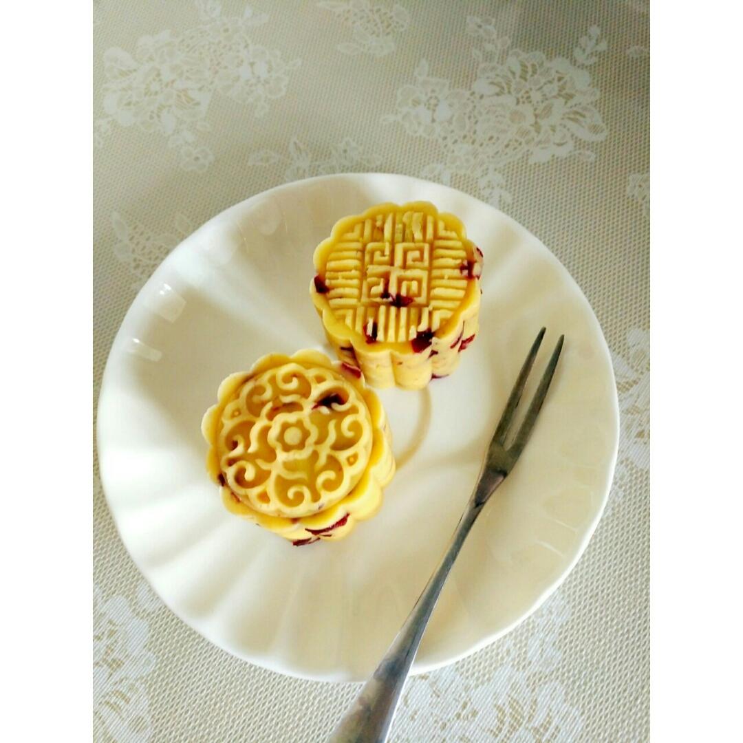 蔓越莓绿豆糕
