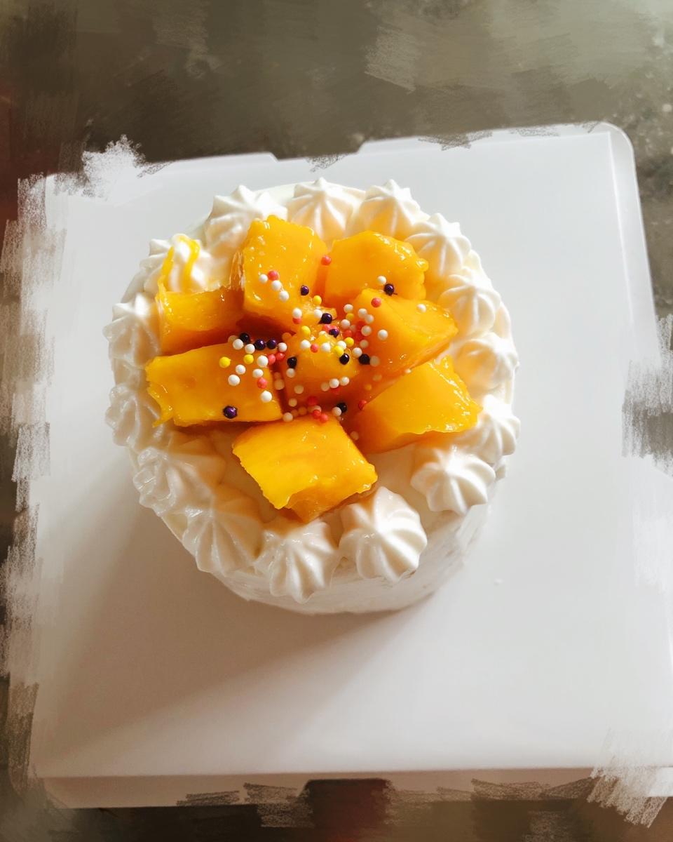 酸菜鱼和水煮鱼的夏天做的家庭简易奶油蛋糕