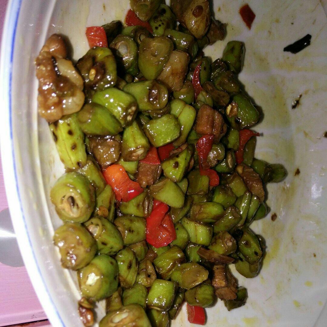 肉沫豆角下饭菜