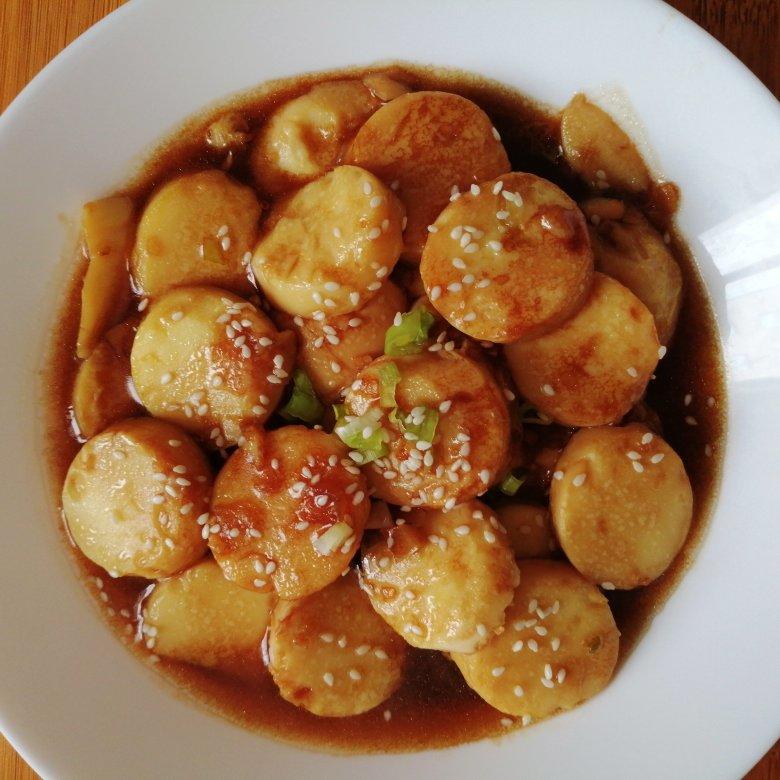 🔥超快手～酱汁日本豆腐，外酥里嫩