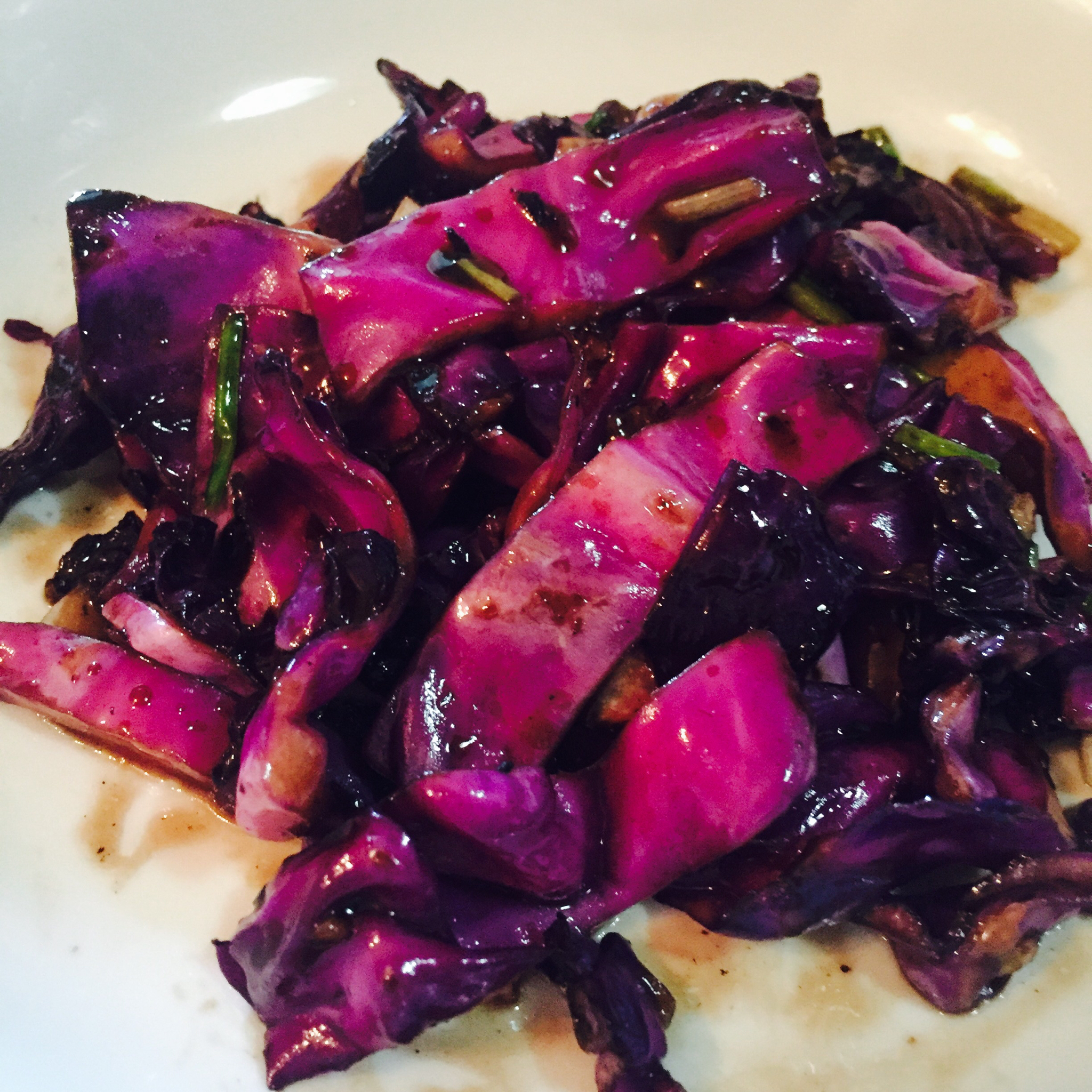 来一碗无小菌_做的蚝油紫甘蓝