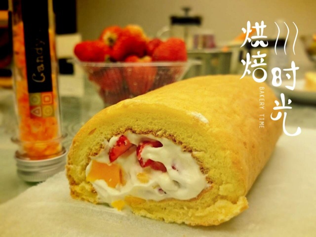 【视频】小嶋水果蛋糕卷