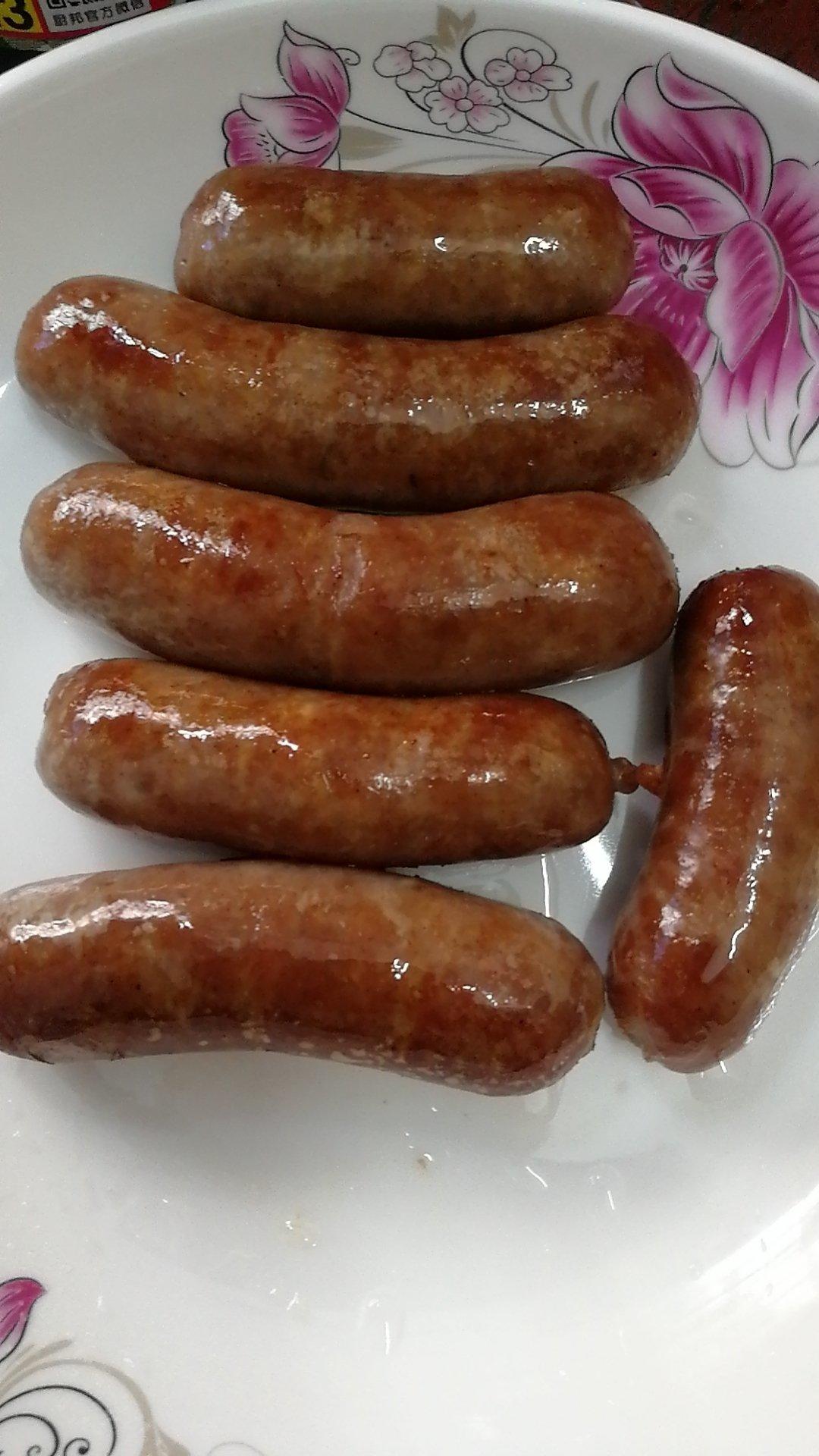 做给孩子们吃的，无添加Q弹烤肠