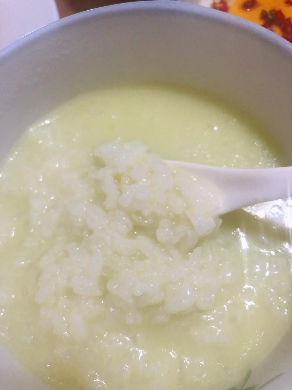 清香浓郁的青豆浆稀饭的做法