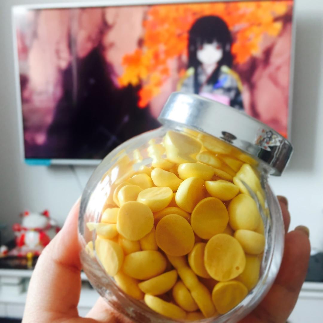 入口即化的无添加蛋黄溶豆