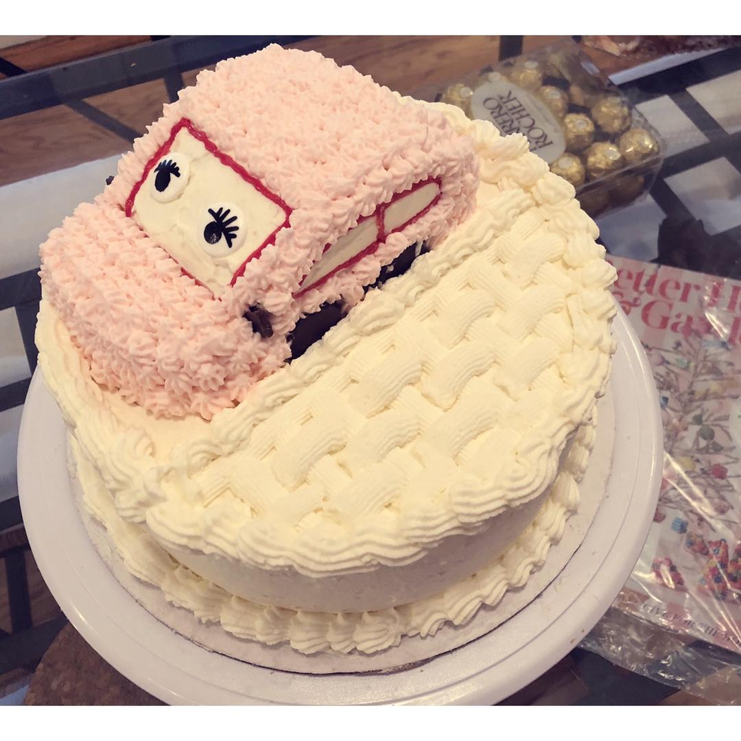 裱花奶油草莓蛋糕🍰（含详细抹面裱花教程）