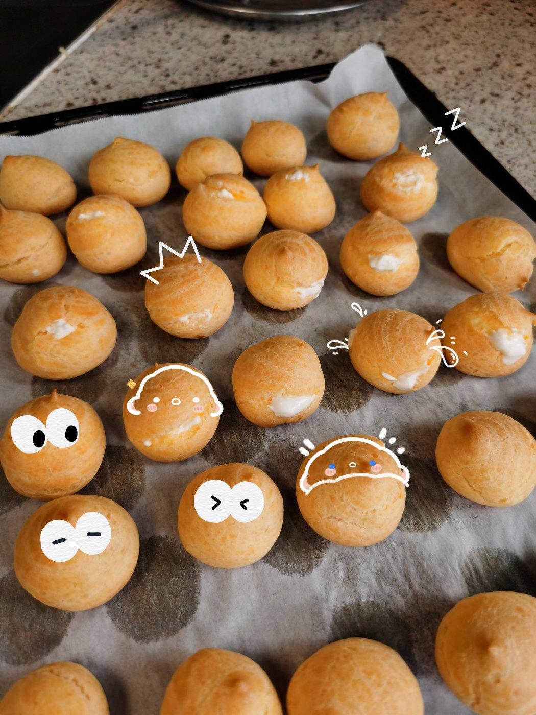 海盐泡芙壳-超适合配冰淇淋的泡芙壳