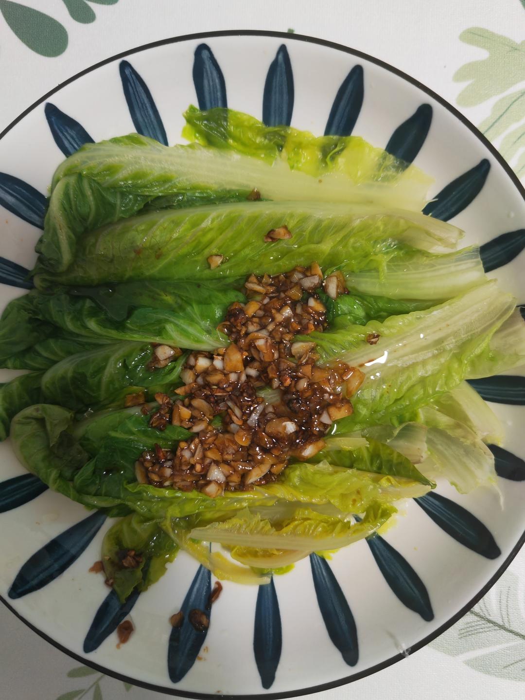 白灼生菜（罗马生菜）