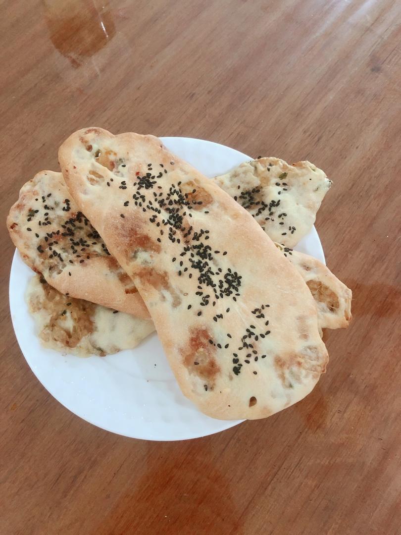 👩‍🍳香喷喷的榨菜鲜肉锅盔～吃一次忘不了💁🏻‍♀️