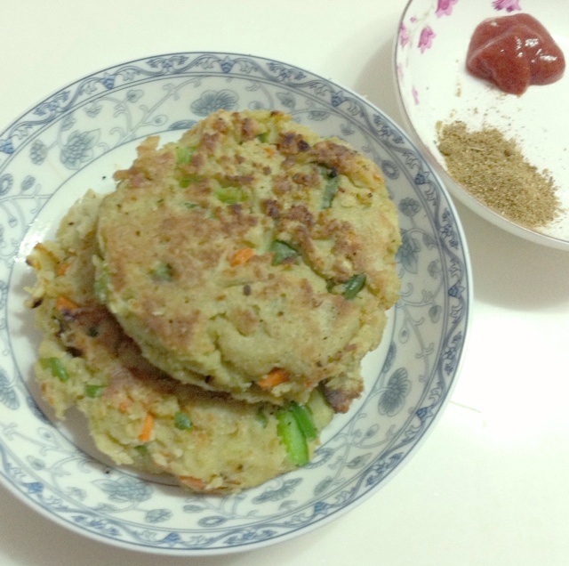 豆渣小饼