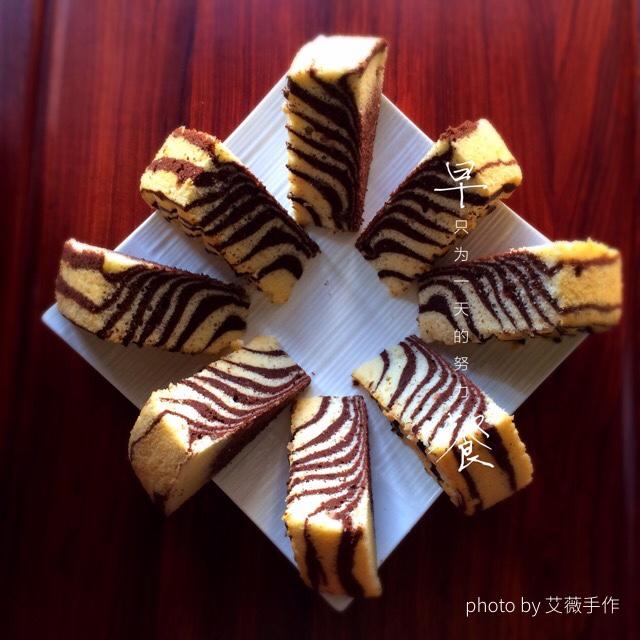 斑马纹酸奶蛋糕