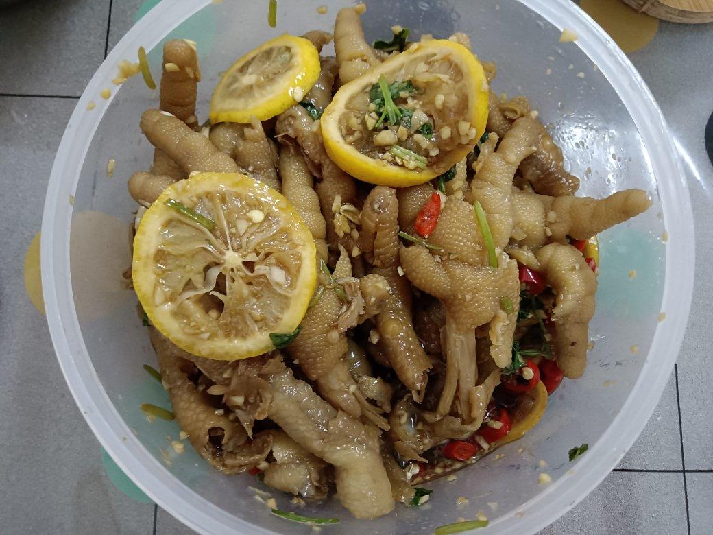 【柠檬酸辣鸡爪】自制超级无敌美味的网红鸡爪