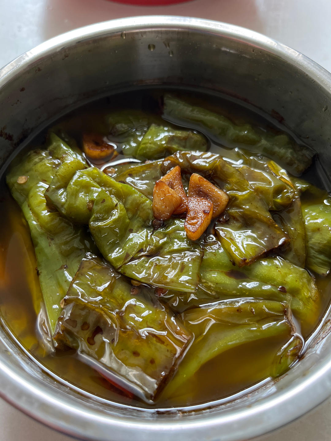 油焖虎皮尖椒（无肉版）