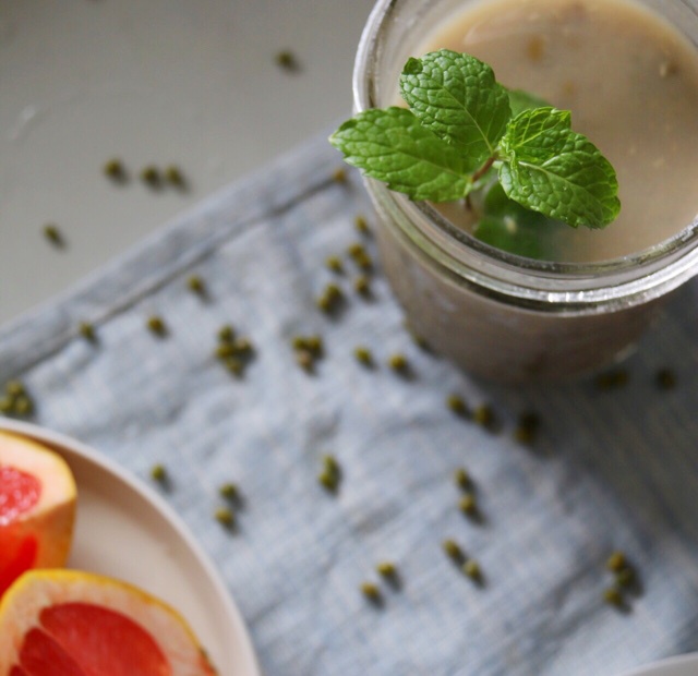酸式盐海做的薄荷绿豆汤
