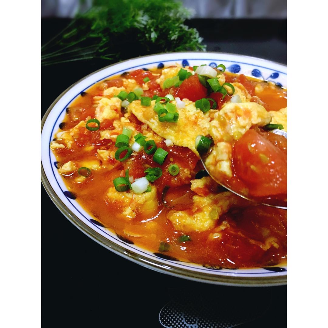 赛螃蟹炒番茄【The national Chinese food】