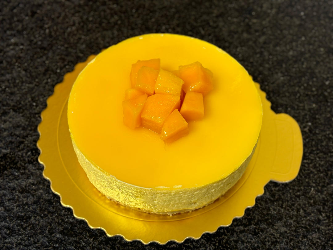 【视频】芒果慕斯（6寸） | 含镜面果胶配方