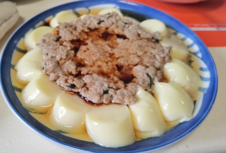 连吃三晚的肉末豆腐蒸蛋，全家一致好评❗️