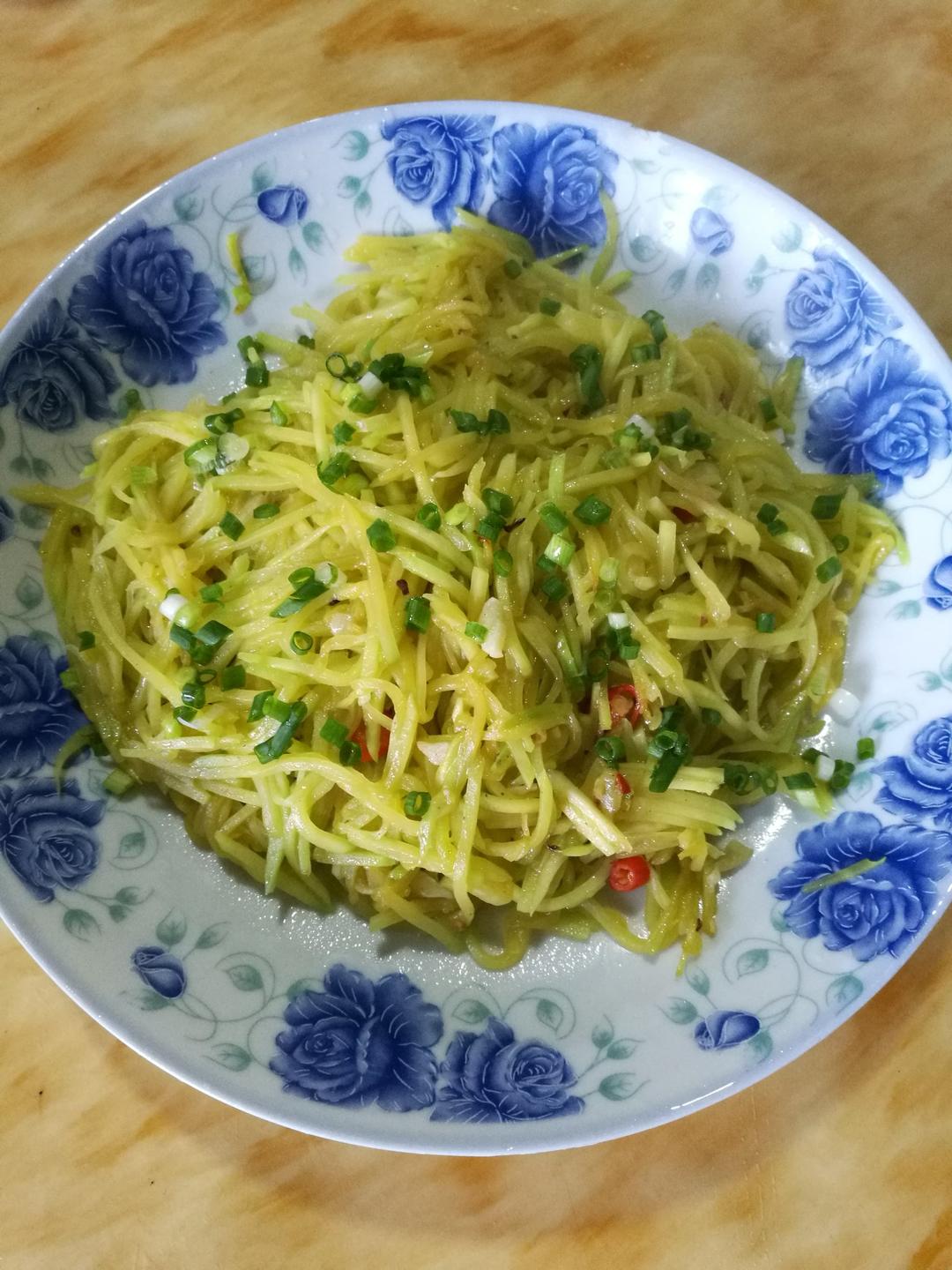 清炒南瓜丝
