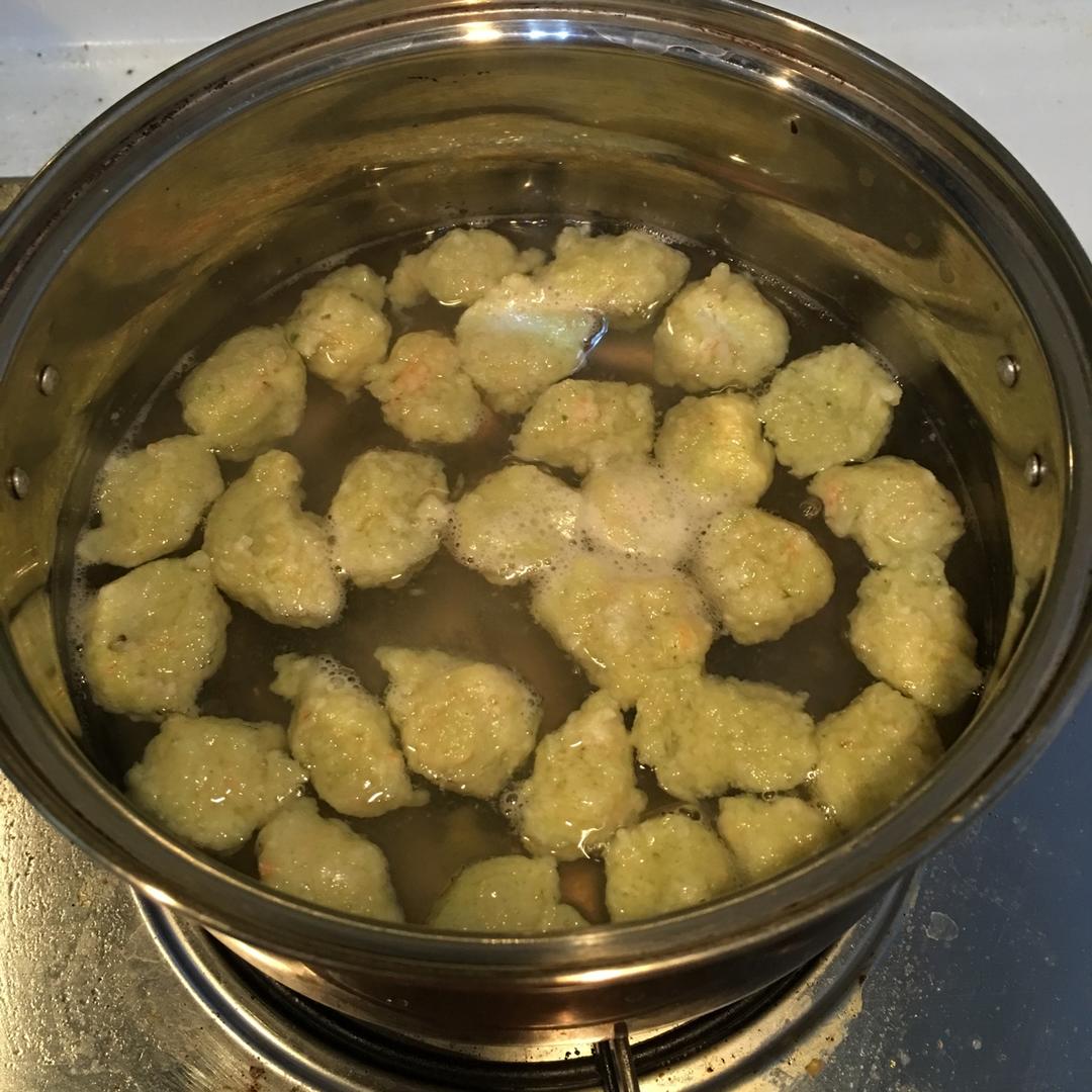 自制鲜嫩无比的虾丸（宝宝辅食）