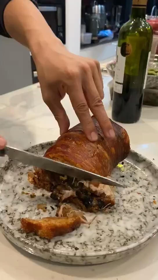 🇮🇹意大利｜网红旋风烤五花肉Porchetta