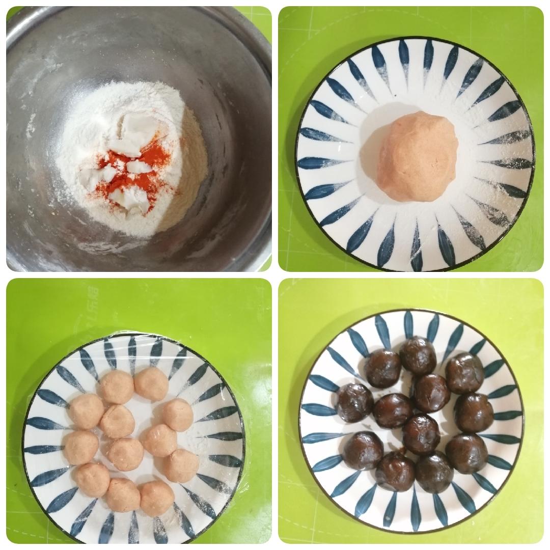 枣泥馅南瓜酥的做法 步骤3