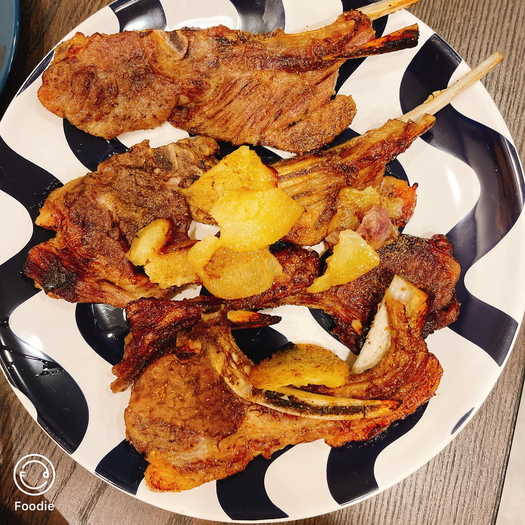 超好吃的烤羊排烤箱版