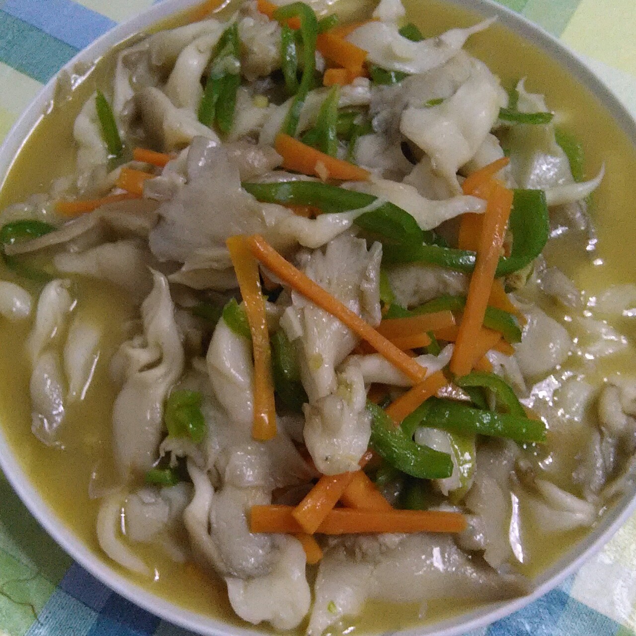 清炒平菇