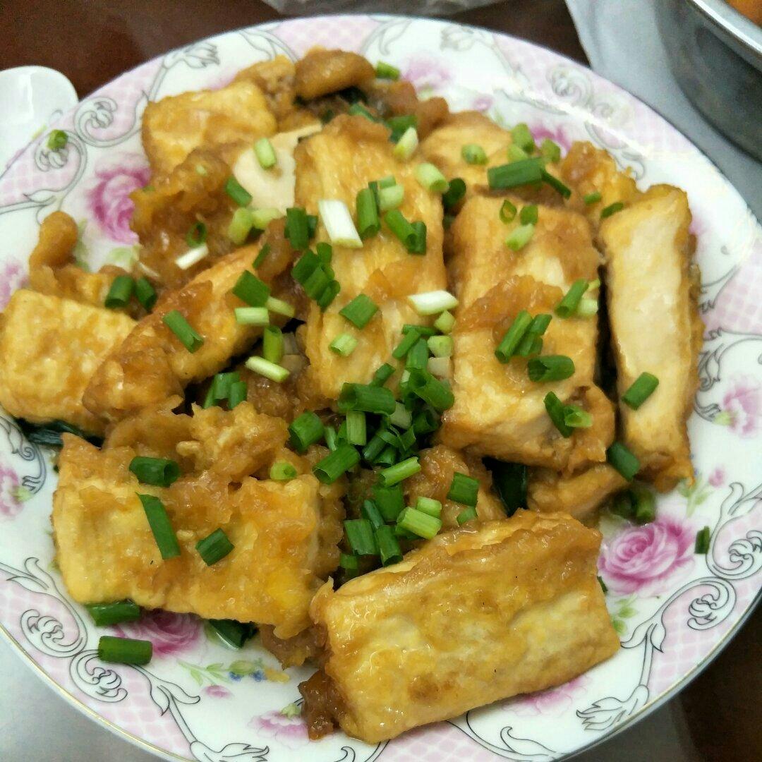 无敌好吃的香煎豆腐