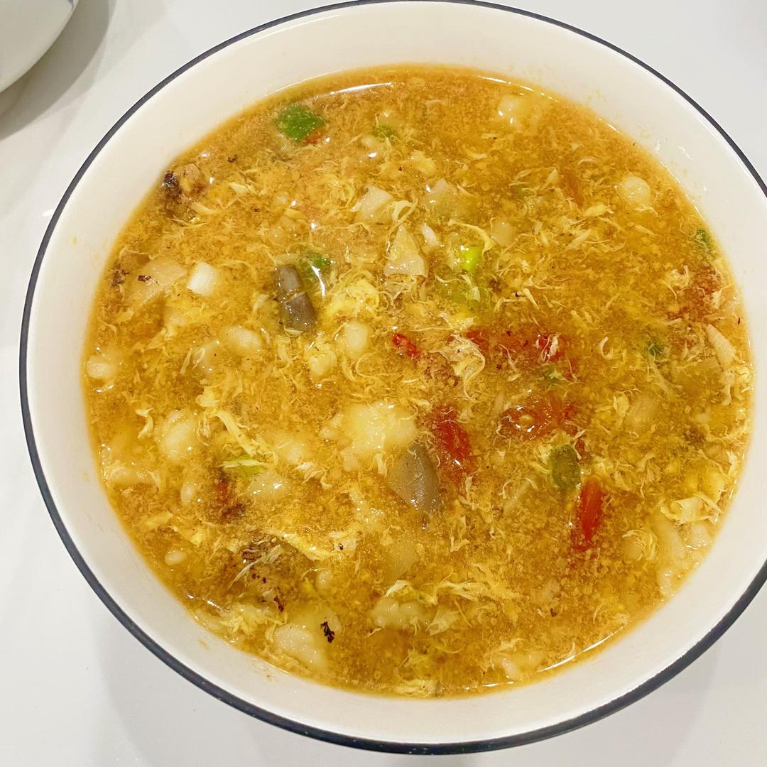 简单早餐-疙瘩汤