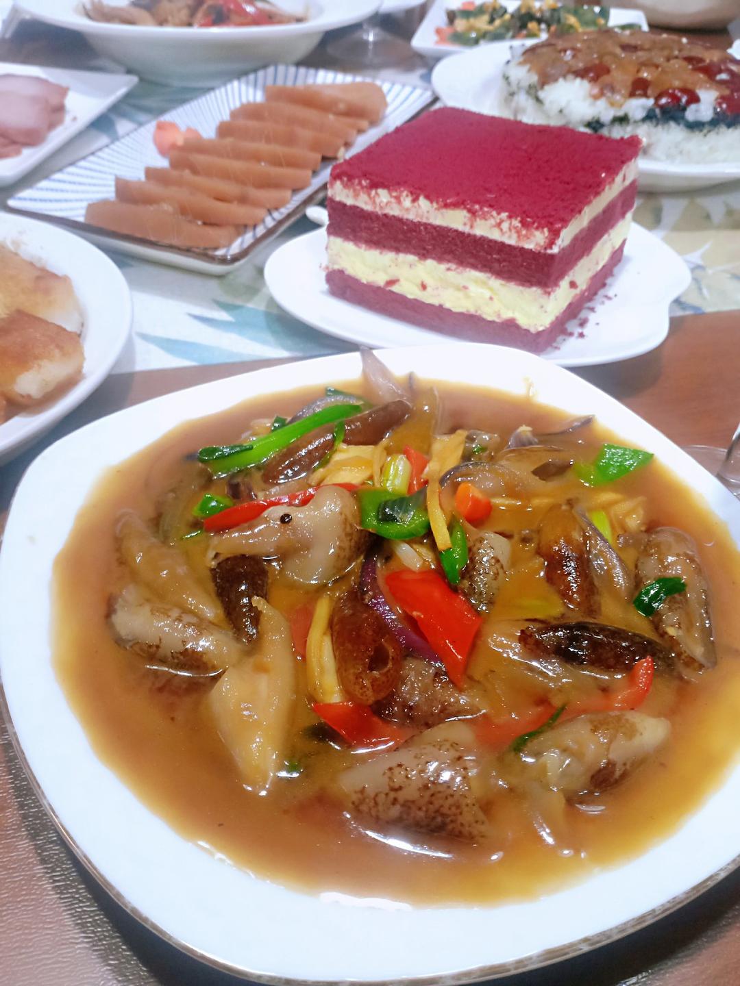 葱爆海参（简单快手）