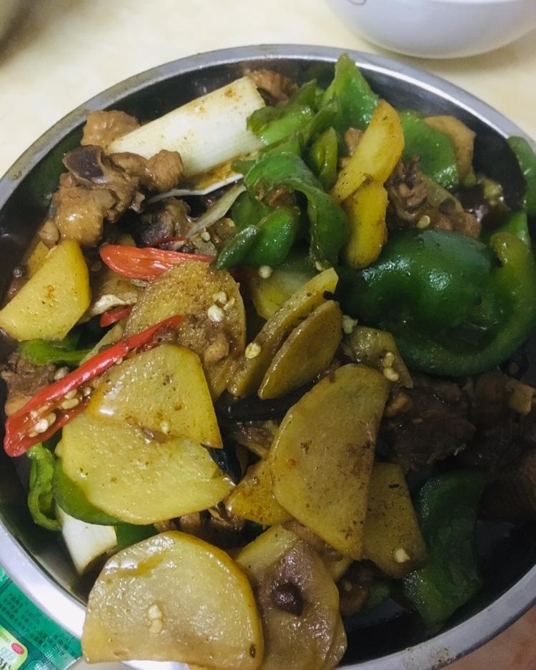 家庭版炒鸡（无辣）