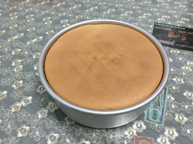 超好记八寸戚风蛋糕（后蛋法）