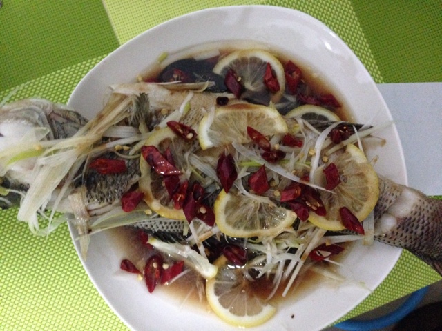 柠香鲈鱼