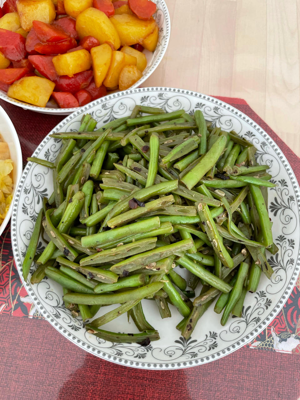 好吃下饭的豆豉炒长豇豆