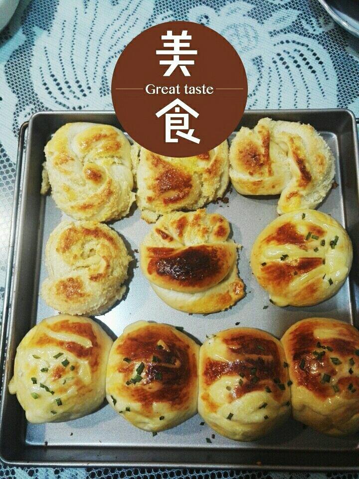 超软葱香芝士包（淡奶油面包体）