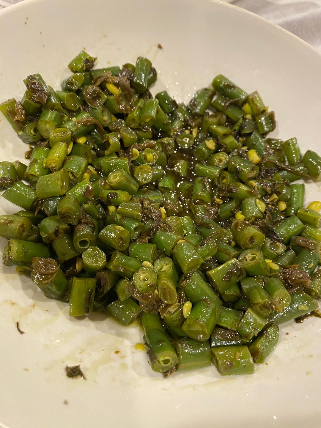 橄榄菜四季豆