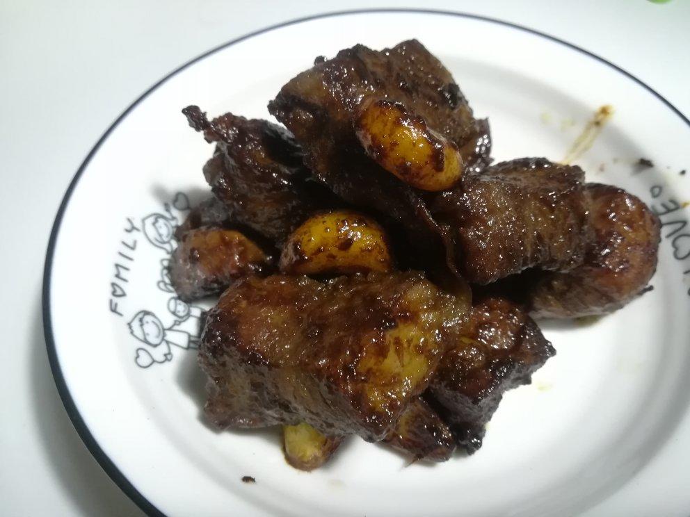 黑蒜子牛肉粒
