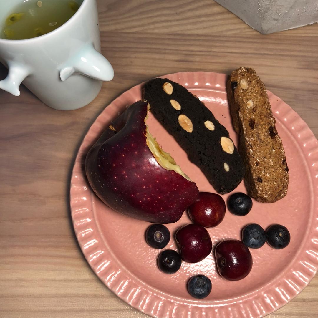 【健康零食】燕麦坚果意式脆饼