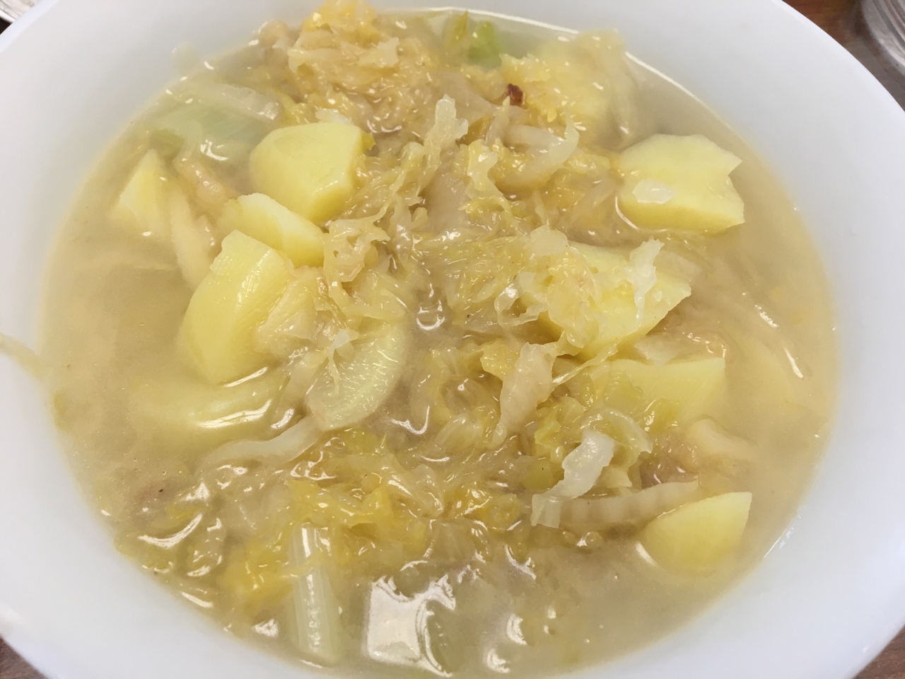 酸菜炖土豆