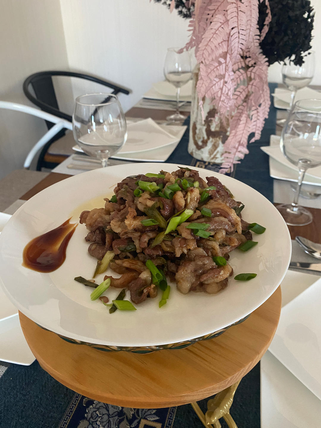 葱爆羊(牛)肉