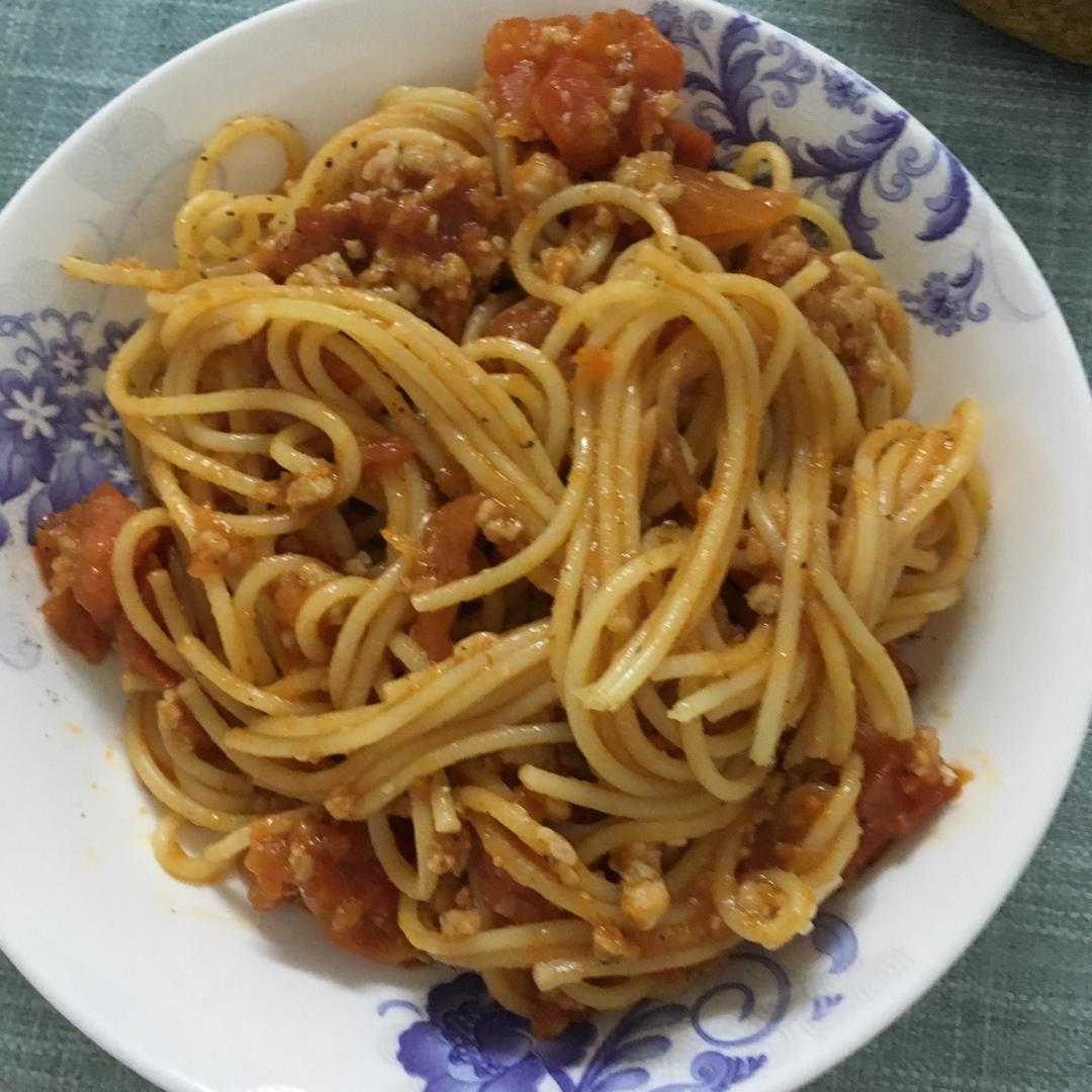 番茄肉酱意面