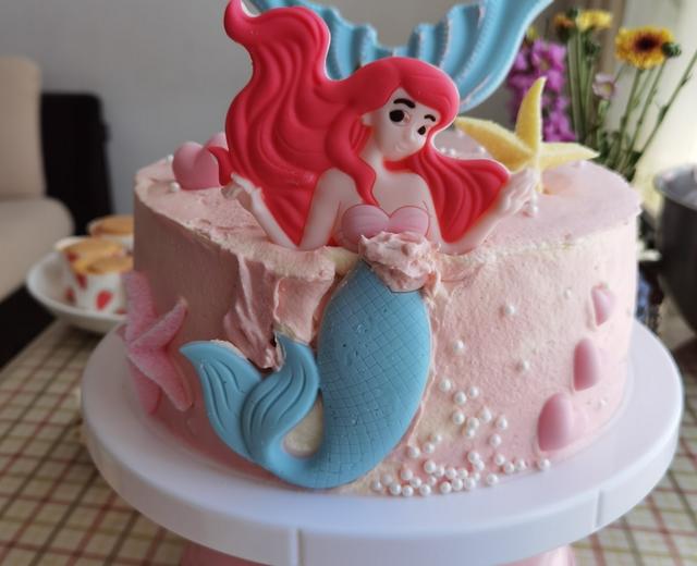 小公主的美人鱼主题蛋糕的做法