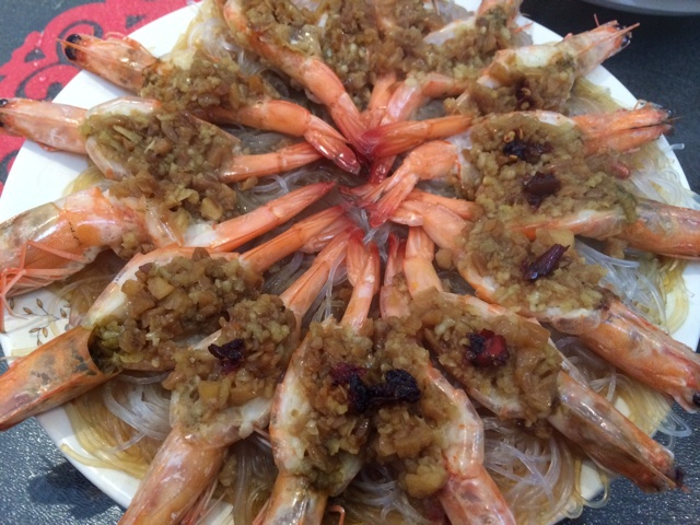 蒜蓉粉丝蒸虾