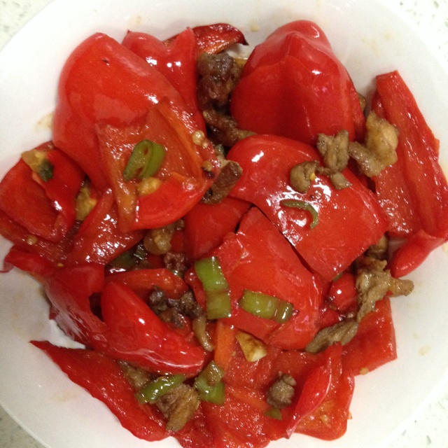 青椒炒肉丝