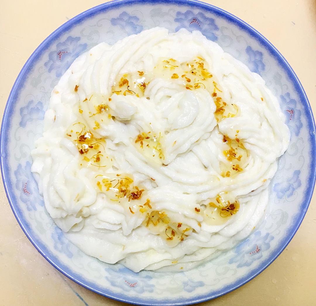 奶香桂花山药泥