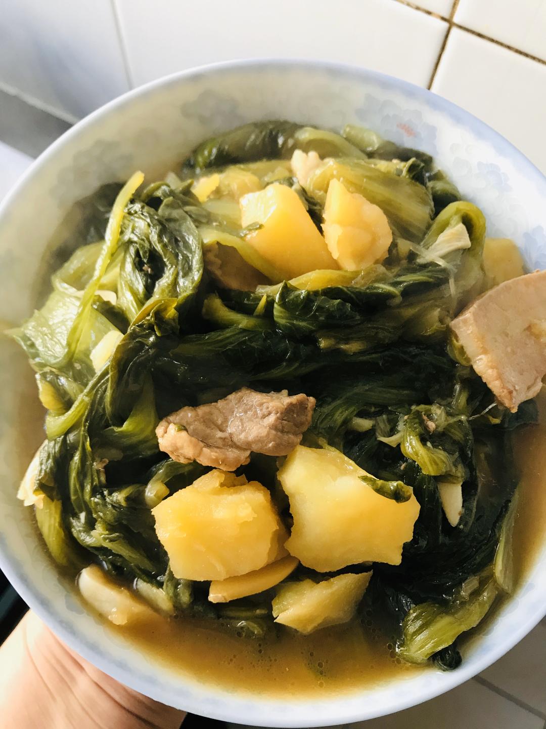 妈妈味道•烩小白菜的做法