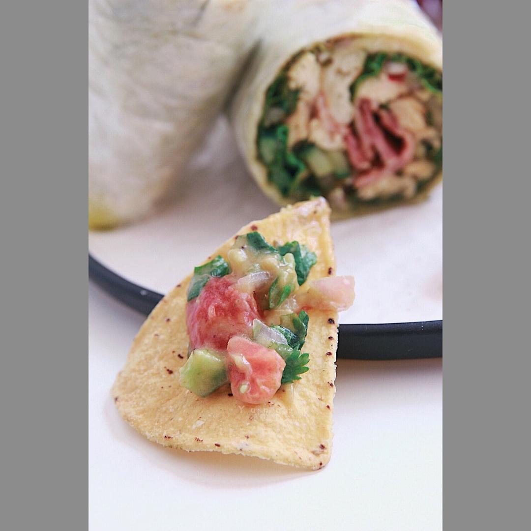 清爽开胃又低卡- 墨西哥牛油果莎莎酱 Mexican Avocado Salsa