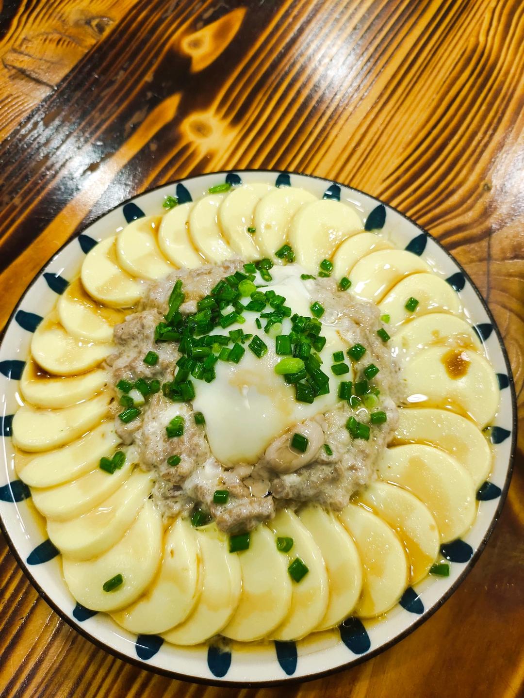 日本豆腐肉沫蒸蛋